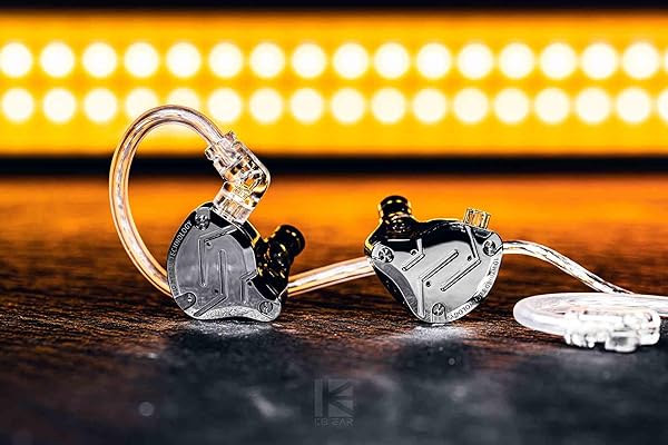 Kinboofi KZ ZS10 Pro in Ear Monitor Wired Headphone, KZ HiFi Earbuds in Ear Monitor Headphone with 4 Balanced Armatures and 1 Dynamic Drivers Professional Headphone for Drummer Musician (Blue No Mic)…… - View 5 of 10