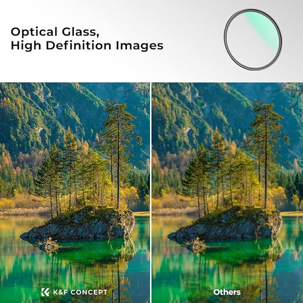 K&F CONCEPT KF Concept 67mm MC UV Protection Filter Slim Frame Multi Resistant Coating for Camera Lens - View 5 of 7