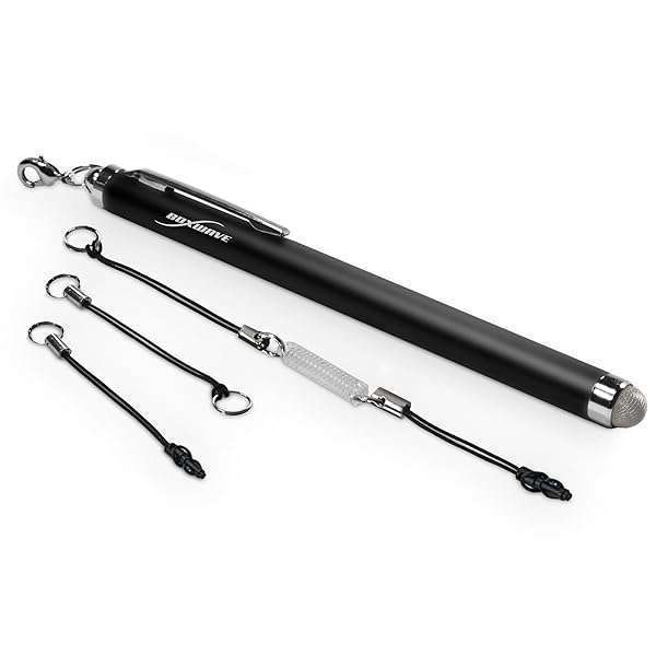 BoxWave BoxWave EverTouch Stylus Pen for Dell Inspiron 14 5000 2-in-1 - Jet Black Capacitive Fiber Tip - View 4 of 11