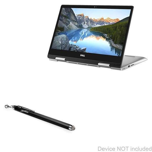 BoxWave BoxWave EverTouch Stylus Pen for Dell Inspiron 14 5000 2-in-1 - Jet Black Capacitive Fiber Tip - View 2 of 11