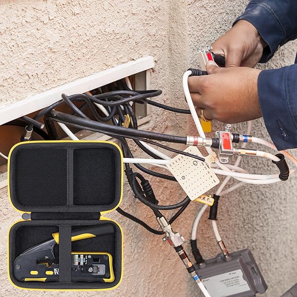 Aenllosi Aenllosi Hard Carrying Case for Klein Tools VDV226-110 RJ45 Crimp Tool Compatible Holder Case Only - View 7 of 7