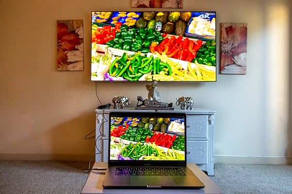 Pacroban Fiber Optic USB-C to HDMI Adapter Cable 4K 60Hz Thunderbolt 3 Compatible 25 ft - View 7 of 7