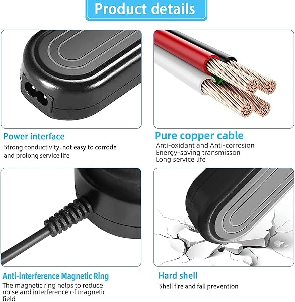 Partstec ACK-E15 AC Power Adapter and DR-E15 DC Coupler Charger Kit for Canon EOS Rebel SL1 100D DSLR Cameras - View 4 of 8