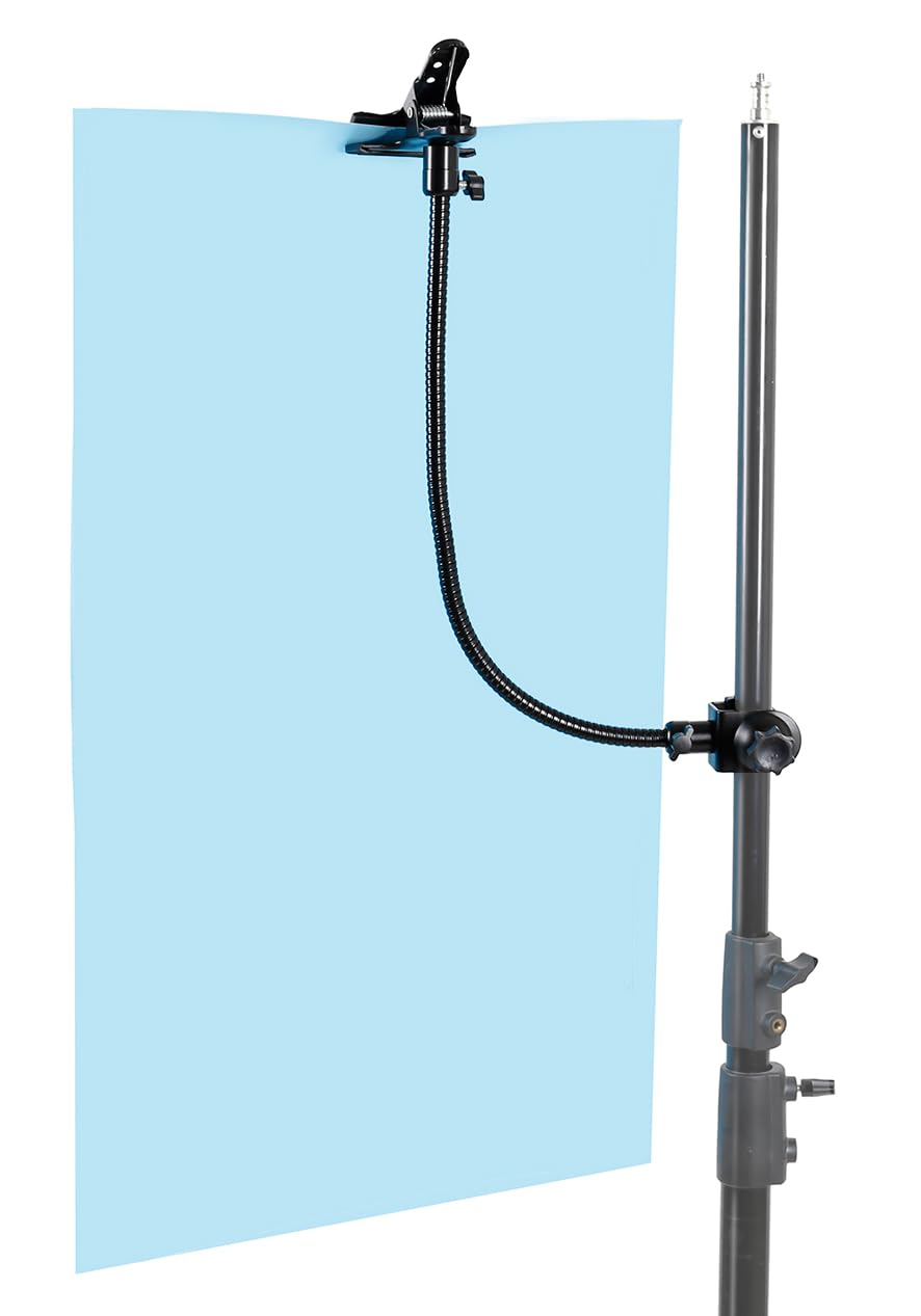 TRUMAGINE 20 Inch Adjustable Jaws Flex Clamp Mount Clip Gooseneck Extension for GoPro Cameras and Studio Lighting Accessories