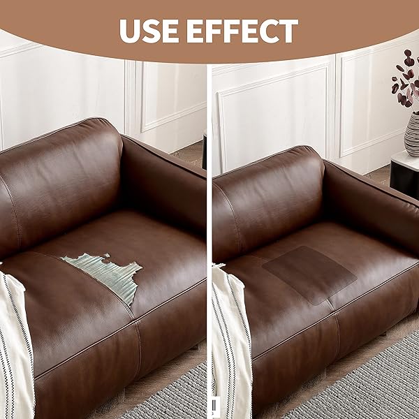 ONine ONine Leather Repair Patch Self-Adhesive Couch Patch 8X11 Inch Navy Blue Peel and Stick for Sofas Car Seats Hand Bags Jackets - View 3 of 5