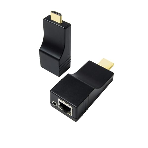 DDMALL DDMALL ProAV 500ft HDMI Extender Over IP Kit Full HD 1080P Plug and Play Transmitter Receiver for CAT5e/6 and Gigabit Switch