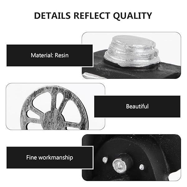 VOSAREA Vintage Style Black Film Projector Model - Resin Desktop Craft for Home Decoration - View 6 of 10