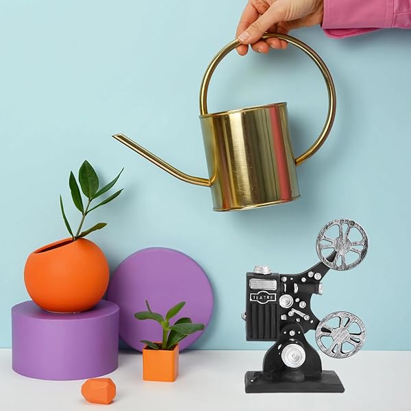 VOSAREA Vintage Style Black Film Projector Model - Resin Desktop Craft for Home Decoration - View 7 of 10