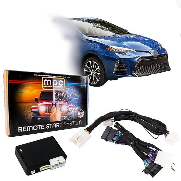 MPC MPC Factory Remote Start Kit for 2014-2019 Toyota Corolla H-Key with T-Harness and Preloaded Firmware