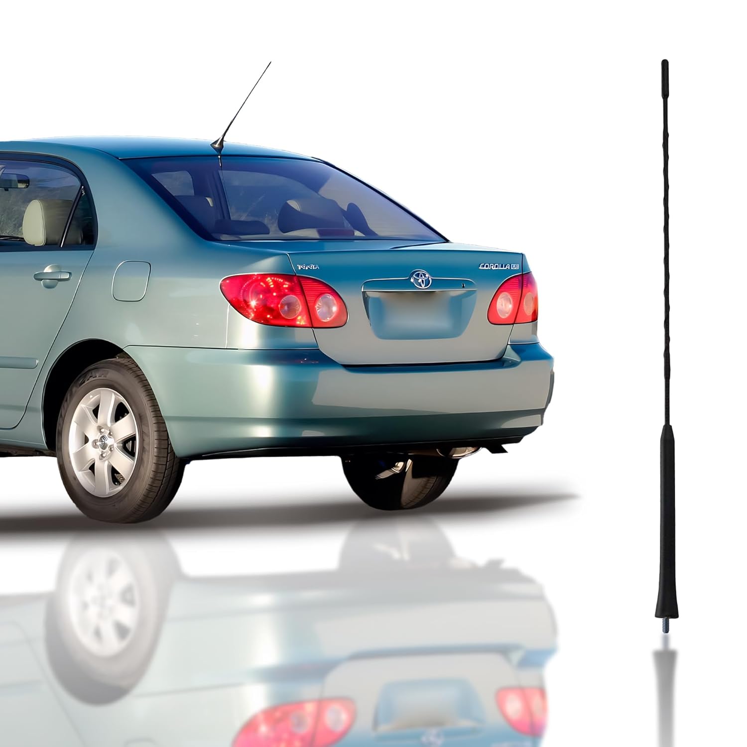 TrunkNets Inc 16 Inch Antenna Mast for Toyota Corolla Matrix Prius Yaris Solara Replacement Part
