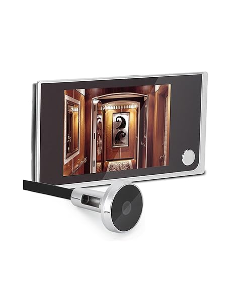 Sonew Home Visual Doorbell Digital Door Eye Viewer Camera 3.5 inch LCD HD Screen 120 Degrees Wide Angle View for Home Security System