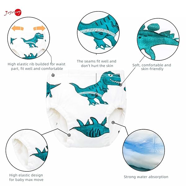 Joyo roy Toddler Boy Training Pants 2T Comfortable Underwear for Boys Easy to Use Potty Training Underwear for Toddlers - View 2 of 6