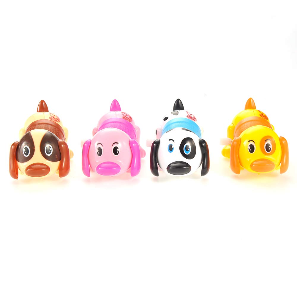 PowerTRC PowerTRC Wind-Up Colorful Dog Toys Set of 12 Miniature Fun Novelty Toys for Kids Party Favors and Gift Ideas - View 3 of 7