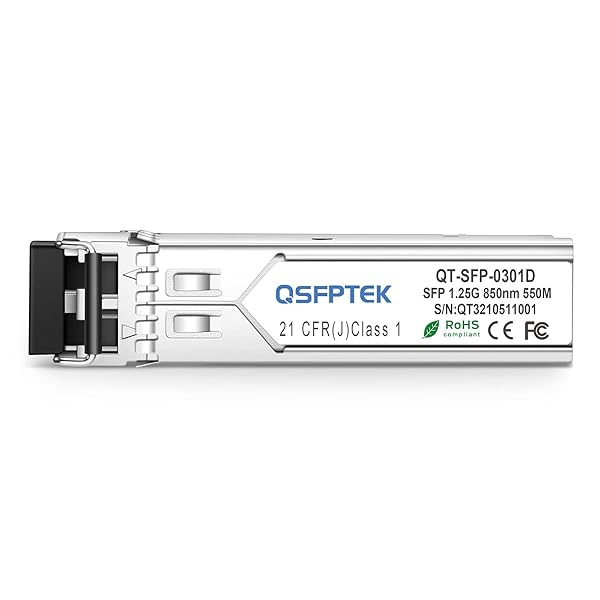 QSFPTEK QSFPTEK Juniper EX-SFP-1GE-SX QFX-SFP-1GE-SX Gigabit SFP Module 1000BASE-SX 850nm 550m DDM Multimode LC Transceiver - View 3 of 8