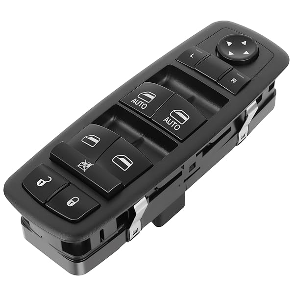 ROADFAR ROADFAR Front Driver Side Power Window Switch for 2011-2013 Dodge Durango - Fits 68086693AC - View 2 of 8
