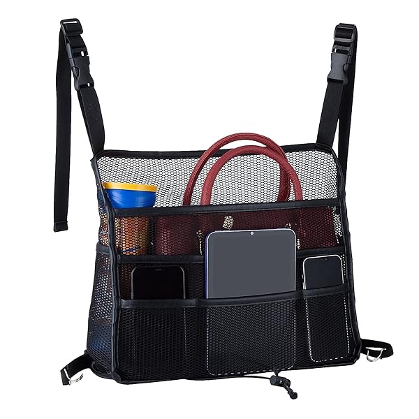 eing Car Seat Back Organizer: Large Capacity Storage for Purses, Kids & Pets - Essential Automotive Accessory - View 2 of 8