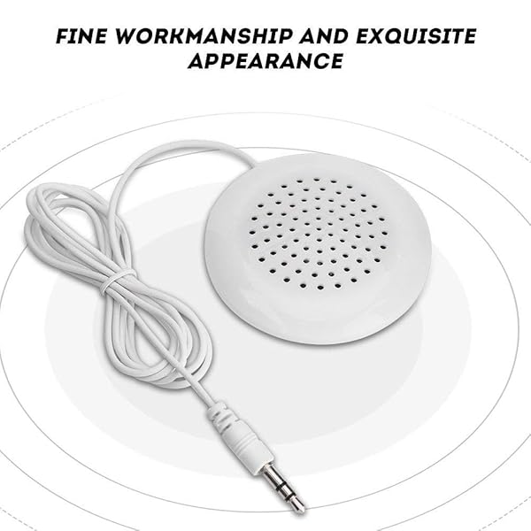 Ciglow Portable Mini Pillow Speaker: 3.5mm HiFi Stereo Sound for MP3, MP4, CD Players & Mobile Phones - View 6 of 10