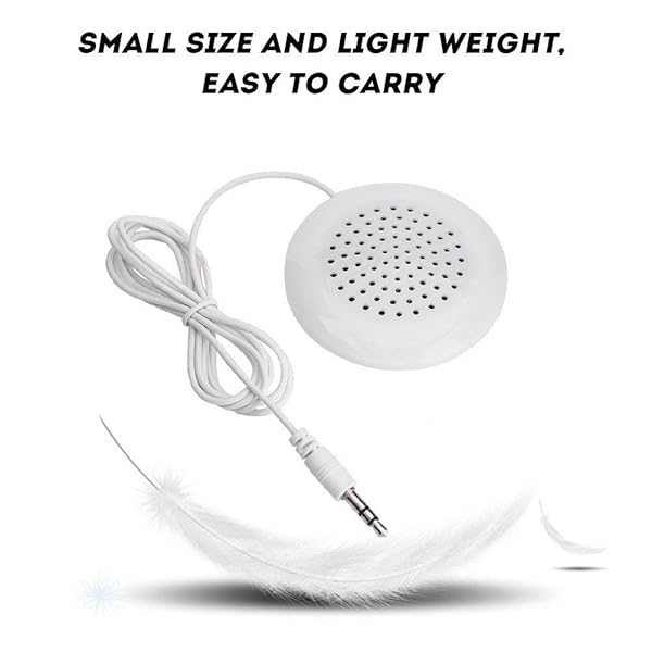 Ciglow Portable Mini Pillow Speaker: 3.5mm HiFi Stereo Sound for MP3, MP4, CD Players & Mobile Phones - View 7 of 10