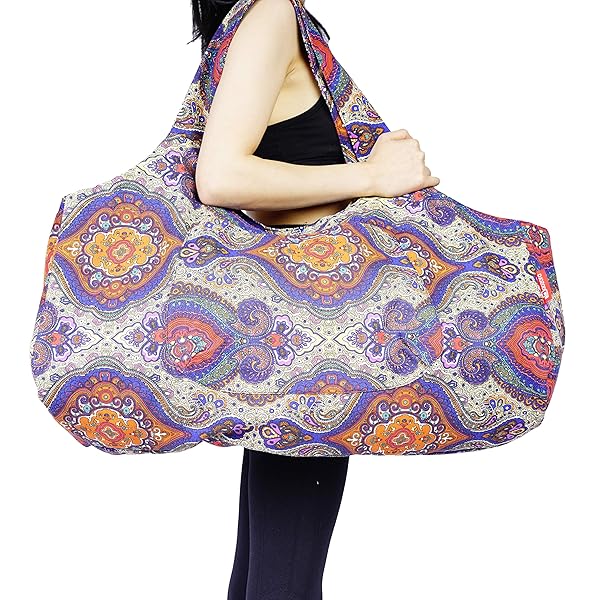 Aozora Large Aozora Yoga Mat Bag: Durable Tote with Pockets for Multi-Functional Storage - Perfect for Your Yoga Mats!