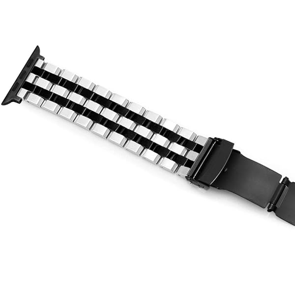 Juntan Juntan Stainless Steel Apple Watch Ultra Band 49mm-38mm for Men & Women - Compatible with Series 9, 8, 7, 6, 5, 4, 3, 2, 1 & SE - View 8 of 9