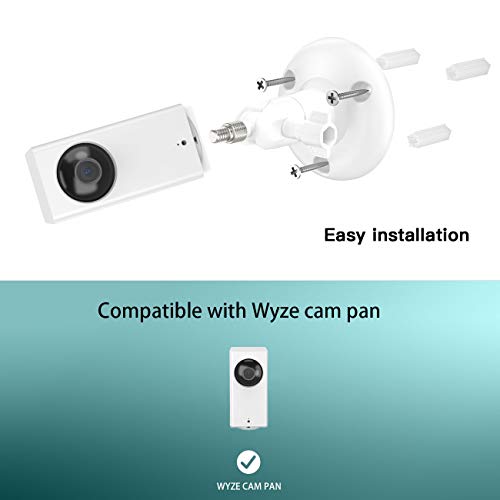 Koroao Koroao Indoor Outdoor Security Wall Mount for Arlo Pro Arlo Pro 2 Arlo Pro 3 Arlo Ultra Wyze Cam Pan 3 Pack White - View 4 of 8