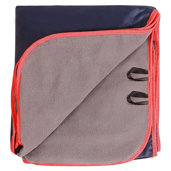 REDCAMP REDCAMP Large Waterproof Stadium Blanket Soft Warm Fleece for Cold Weather Outdoor Sports Dark Blue