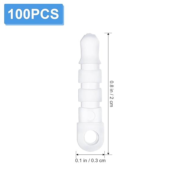 Hemobllo 100 Pcs Cell Phone Dust Plug Charms - Transparent 3.5mm Headphone Covers & Protectors - View 8 of 10