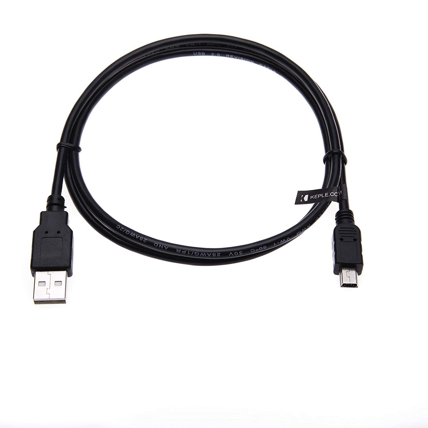Keple Mini USB Charging Cable 6.5ft Compatible with Creative Zen Vision X-Fi Xtra MP3 MP4 Music Player - View 2 of 3