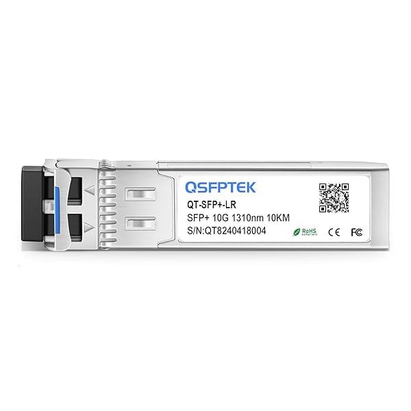 QSFPTEK QSFPTEK 10G SFP+ Module for Juniper EX-SFP-10GE-LR QFX-SFP-10GE-LR 10GBASE-LR 1310nm 10km DDM Single-Mode LC Transceiver - View 3 of 8