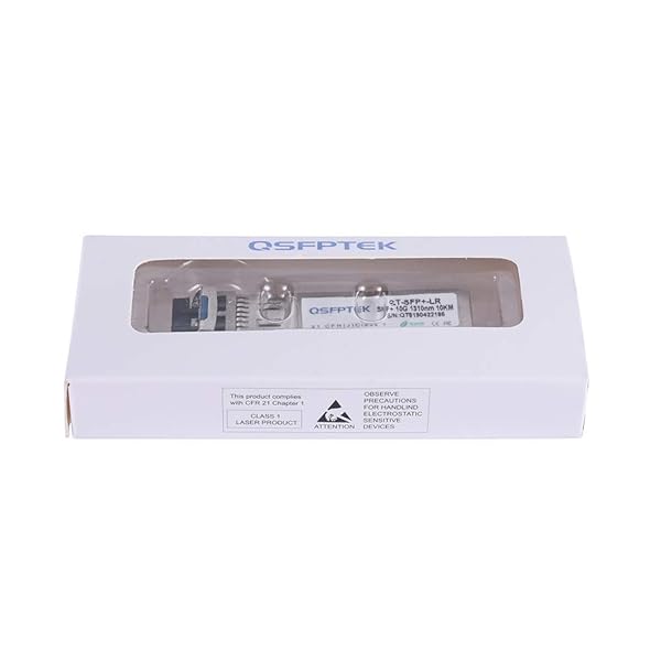 QSFPTEK QSFPTEK 10G SFP+ Module for Juniper EX-SFP-10GE-LR QFX-SFP-10GE-LR 10GBASE-LR 1310nm 10km DDM Single-Mode LC Transceiver - View 8 of 8