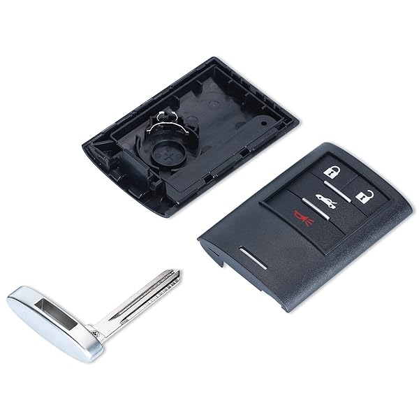 Beefunny Beefunny Replacement Smart Remote Car Key Shell Case Fob for Cadillac XLR Chevrolet Corvette M3N5WY7777A - View 5 of 6