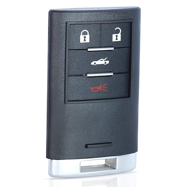 Beefunny Beefunny Replacement Smart Remote Car Key Shell Case Fob for Cadillac XLR Chevrolet Corvette M3N5WY7777A - View 6 of 6