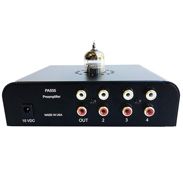 rolls Rolls Tube Preamplifier Black PA555 High Quality Audio Performance - View 4 of 4