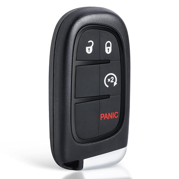 Beefunny Beefunny Replacement Remote Start Smart Car Key Fob for Jeep Cherokee 2014-2019 433MHz 4A Chip FCC ID GQ4-54T