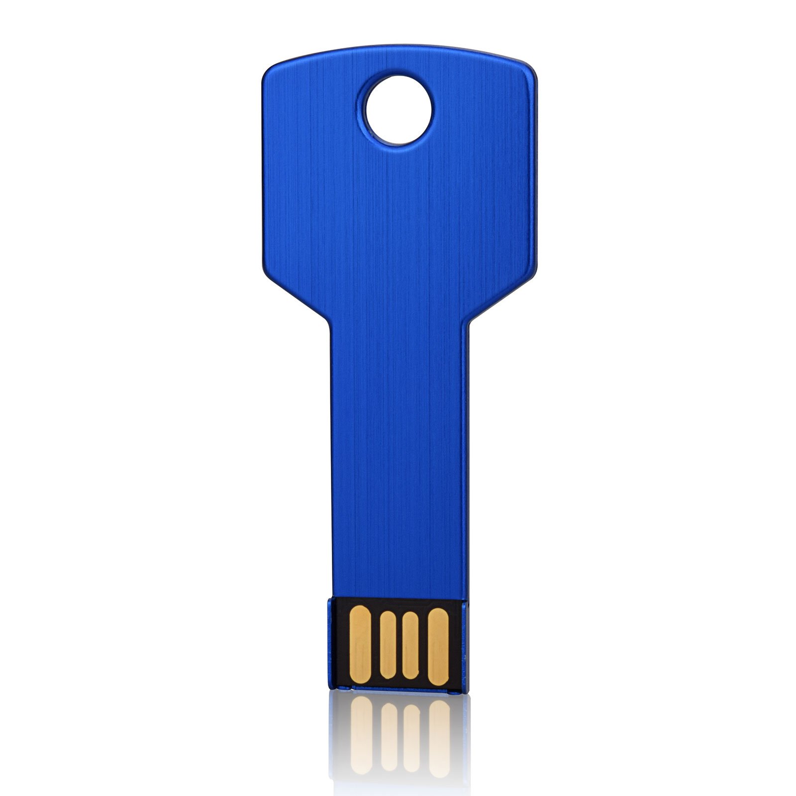 RAOYI 10 Pack 32GB USB Flash Drive Metal Key Shape Blue Memory Stick Thumb Drive USB 2.0 - View 8 of 9