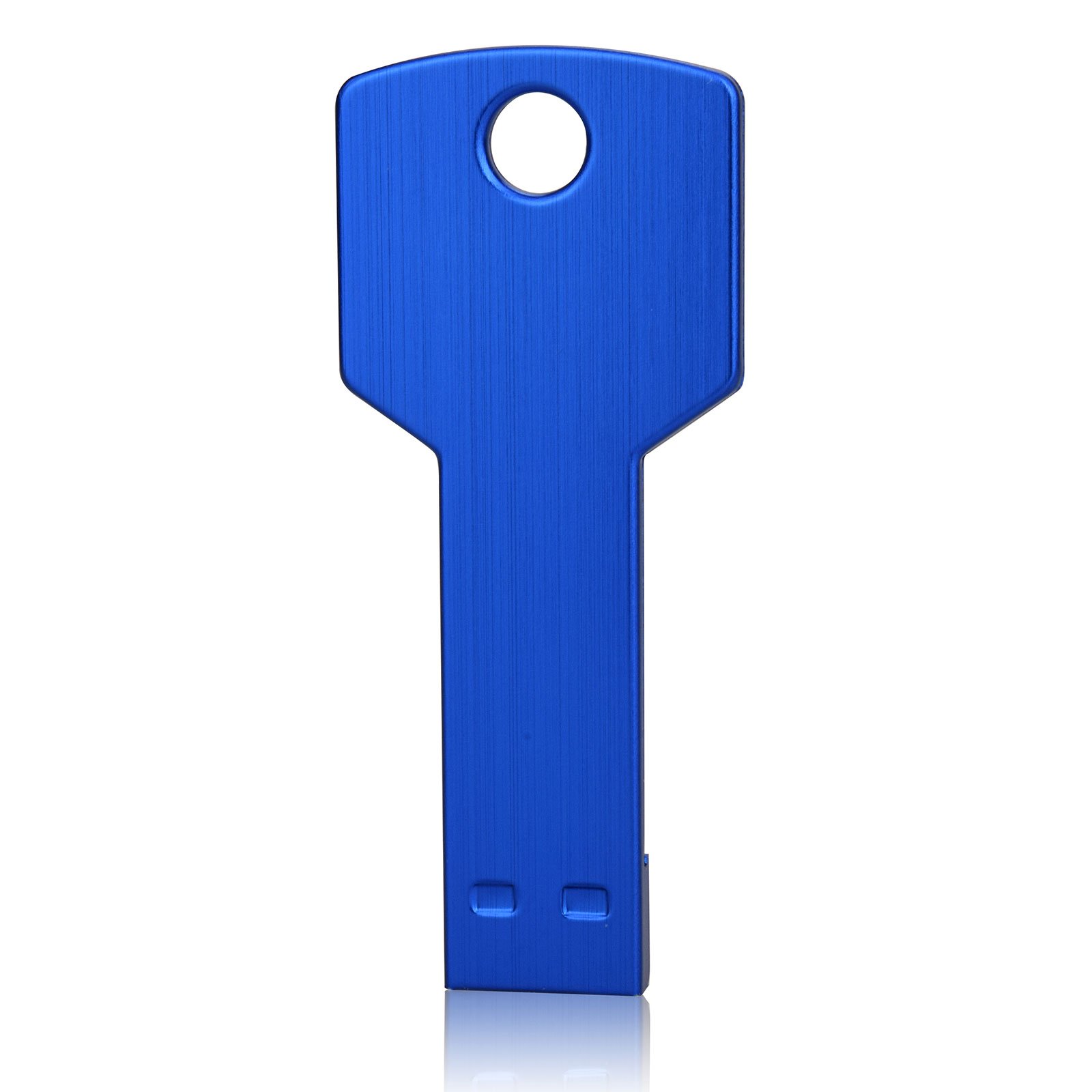 RAOYI 10 Pack 32GB USB Flash Drive Metal Key Shape Blue Memory Stick Thumb Drive USB 2.0 - View 9 of 9