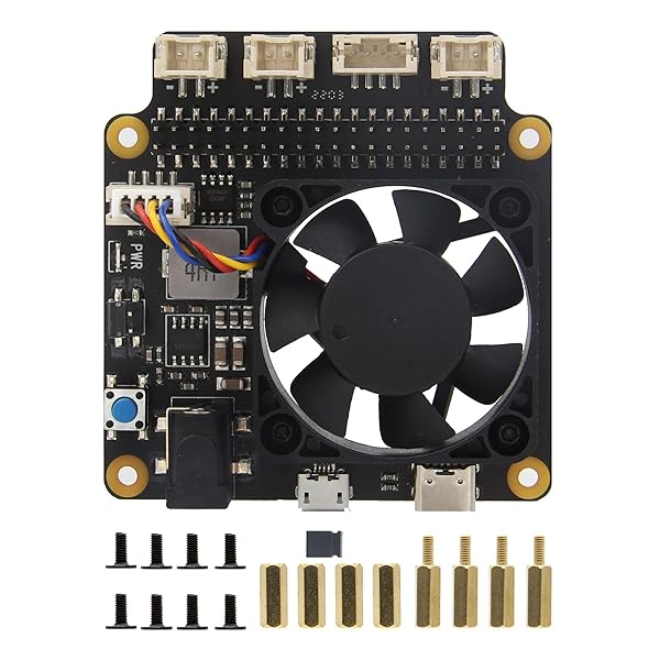 Geekworm Geekworm X735 V3.0 Power Management Board for Raspberry Pi 5/4B/3B+ with Safe Shutdown & PMW Cooling