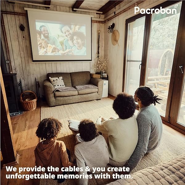 Pacroban Pacroban 3ft HDMI 2.1 Cable for Laptop to Monitor - 8K 60Hz, 4K 120Hz, Ultra High Speed, Braided, eARC, 48Gbps, HDR, DTS:X - View 9 of 11