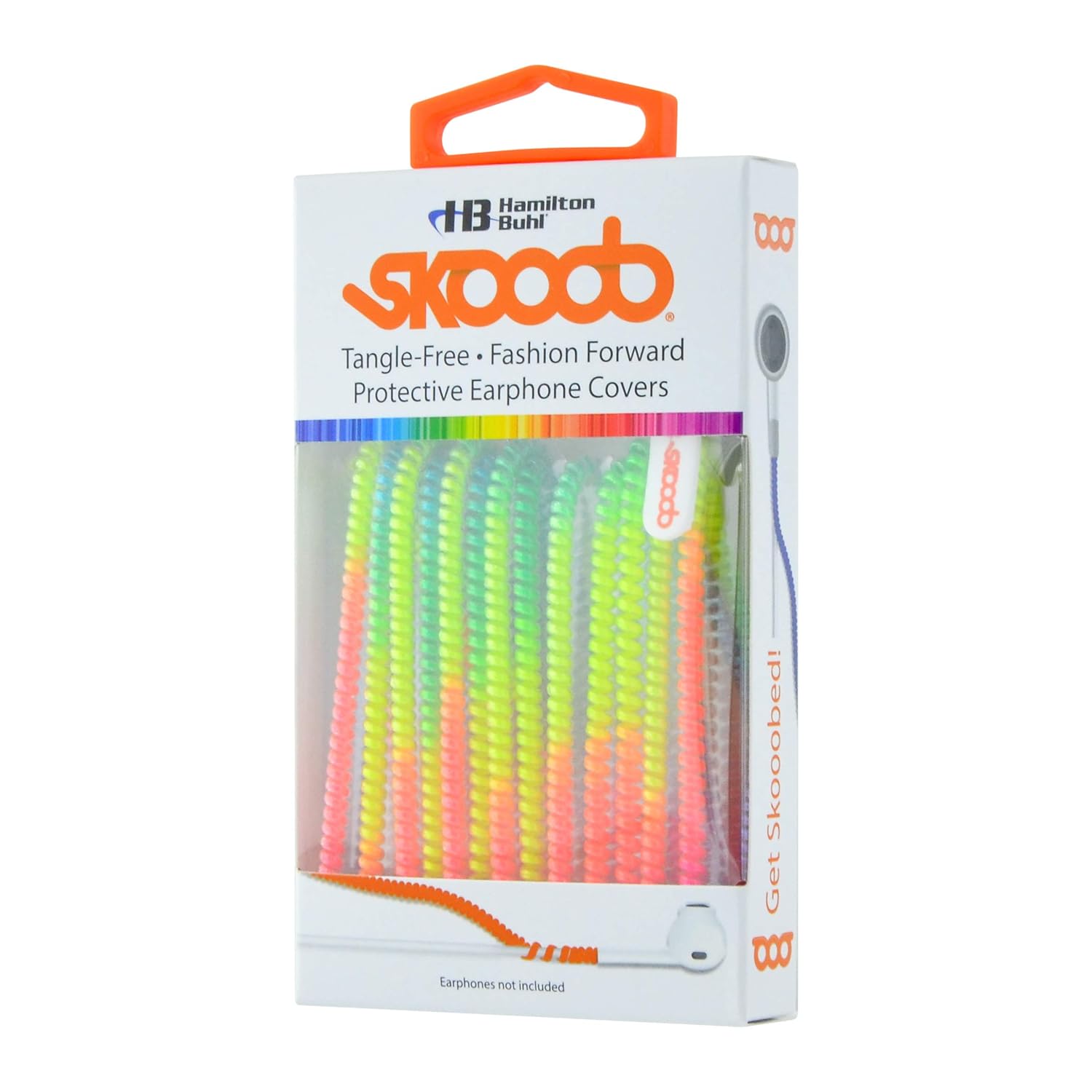 HamiltonBuhl Shop HamiltonBuhl Skooob Tangle-Free Earbud Covers in Translucent Pink - Perfect for Kids! - View 4 of 7