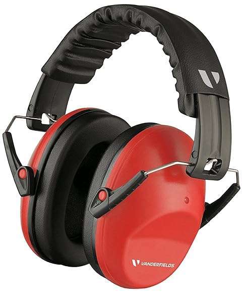Vanderfields Vanderfields Noise-Cancelling Ear Muffs: 26dB Hearing Protection for Shooting, Lawn Mowing & DIY Projects