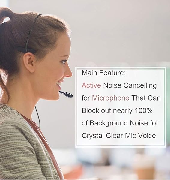 MAIRDI USB Headset with Noise Cancelling Mic for Clear Calls | Ideal for Microsoft Teams, Skype & Office Use - View 3 of 7