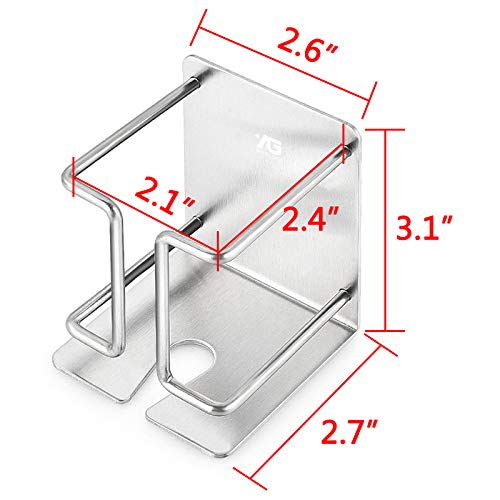 Linkidea Linkidea Electric Razor Holder Wall Mount - Self-Adhesive Stainless Steel Shaver Organizer for Philips 2400 - View 3 of 7