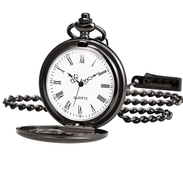 TREEWETO TREEWETO Men's Pocket Watch Engraved Gift for Brother Perfect Christmas Present - View 2 of 7
