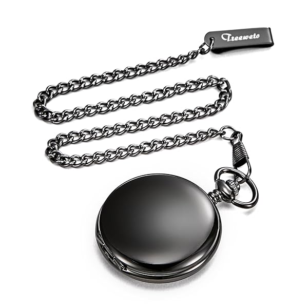 TREEWETO TREEWETO Men's Pocket Watch Engraved Gift for Brother Perfect Christmas Present - View 4 of 7
