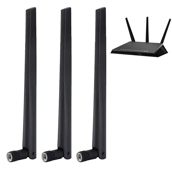 3PCS SMA Omnidirectional Antenna for RT-AC68U - Boost 2.4G & 5G Dual Band WiFi Signal