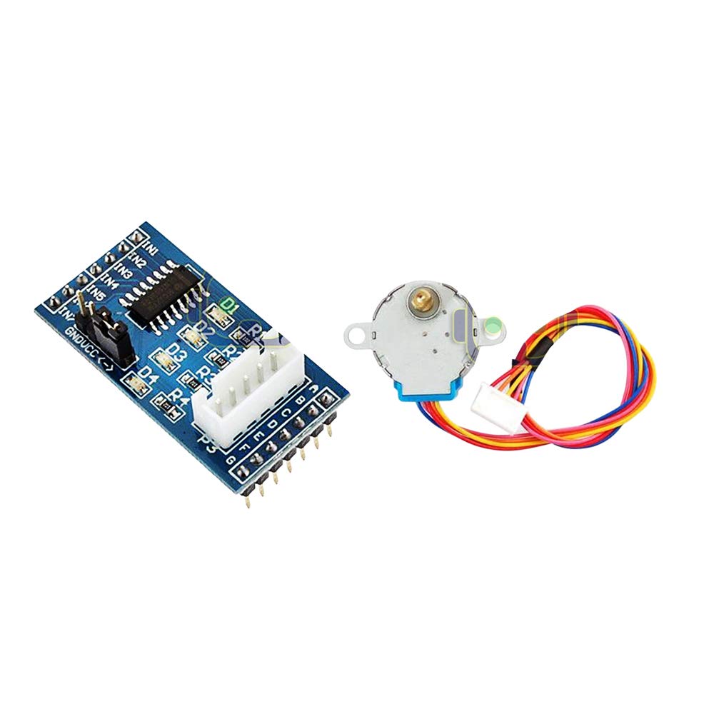 DEVMO DEVMO 2set 28BYJ-48 Geared Stepper Motor DC 5V ULN2003 Driver Module Compatible with Arduino - View 2 of 4