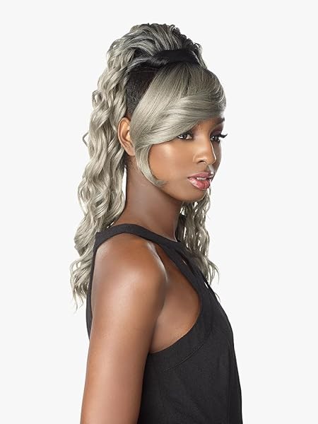 Sensationnel Sensationnel Instant Pony and Bang Set 2 Pieces BRIT for Effortless Style and Versatile Looks - View 3 of 7