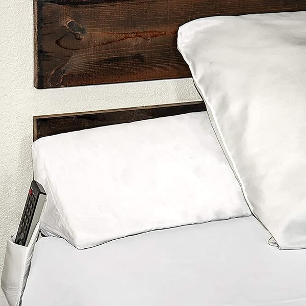 SnugStop SnugStop Bed Wedge: Original Gap Filler for Headboard & Mattress | Triangle Pillow Wedge | Twin Size Bed Stoppers