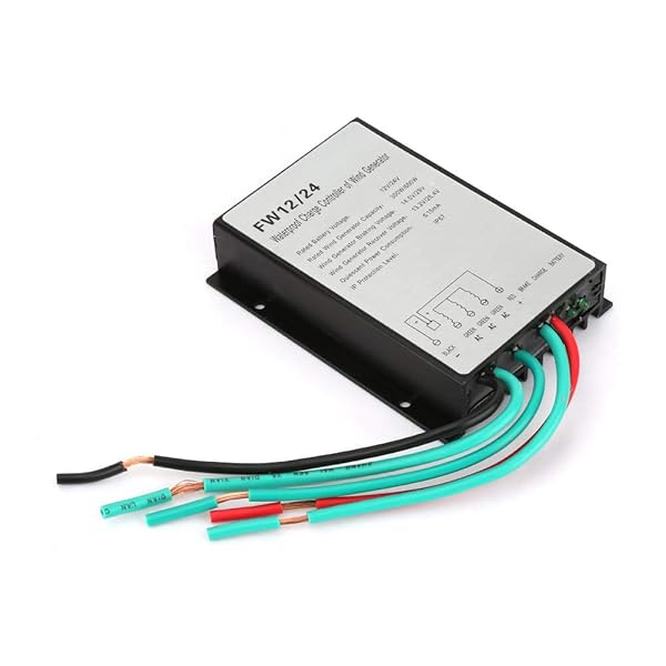 Jectse Waterproof Wind Controller 12V/24V for 300W/600W Turbines - Efficient Wind Power Regulator FW12/24 - View 7 of 10