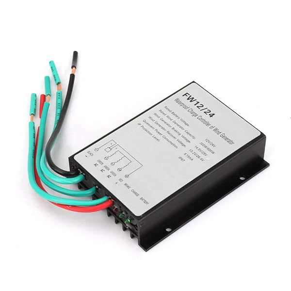 Jectse Waterproof Wind Controller 12V/24V for 300W/600W Turbines - Efficient Wind Power Regulator FW12/24 - View 9 of 10